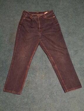 Relaxed Fit Women's Dark Blue Denim Jeans